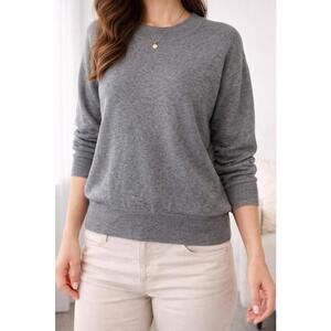 A New Day Women's Gray Crewneck Sweater Size Small